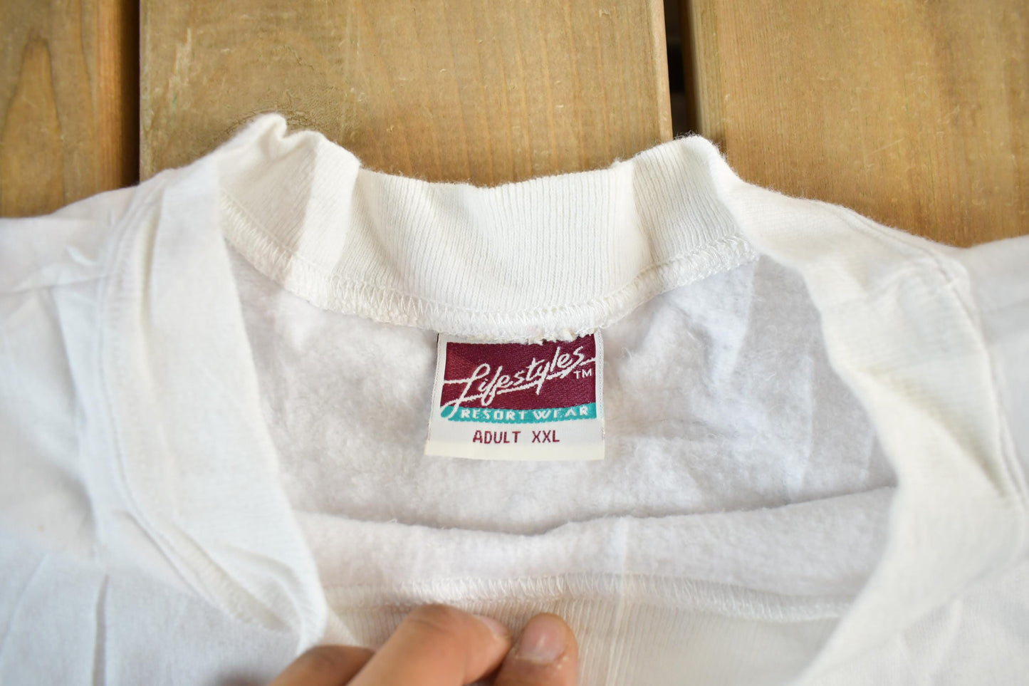 Vintage 1990s Alaska Wilderness AOP Crewneck Sweatshirt Mens XL from propervintagecanada