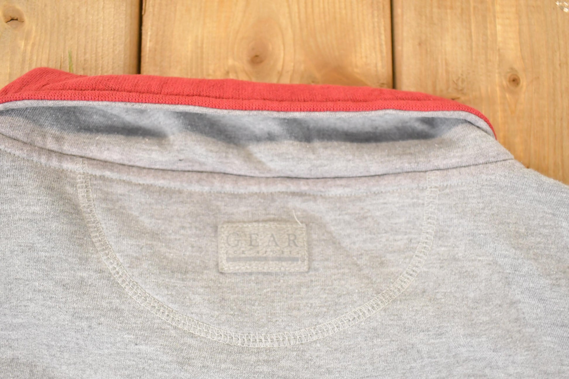 Vintage 1990s Alaska Wilderness Graphic Print Collared Heavyweight Sweatshirt Men's L from propervintagecanada