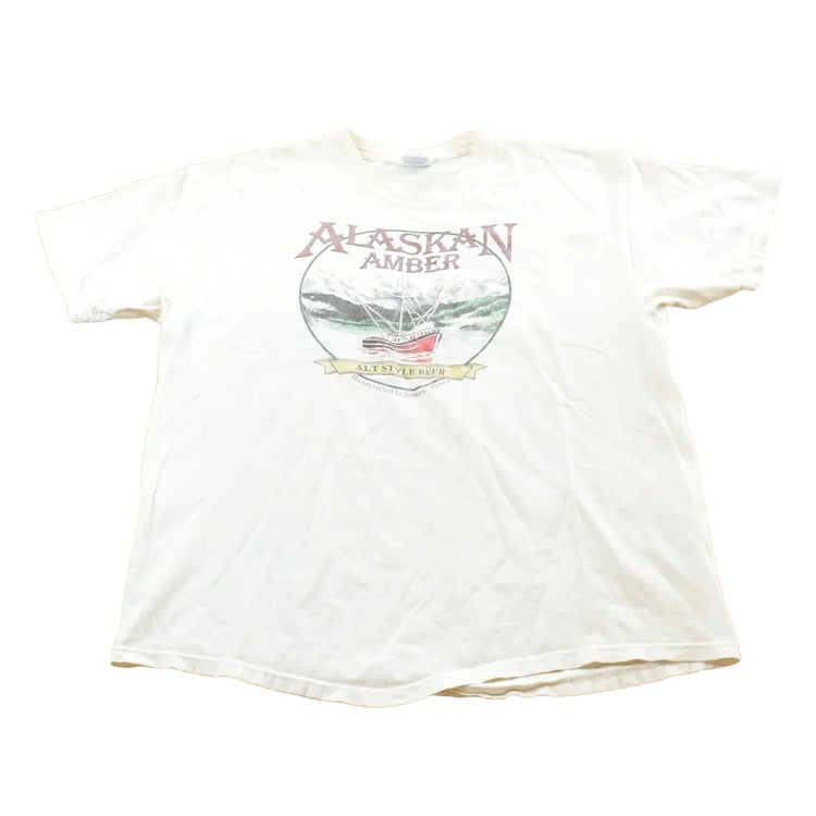 Vintage 1990s Alaskan Amber Beer T-Shirt Mens XL from propervintagecanada