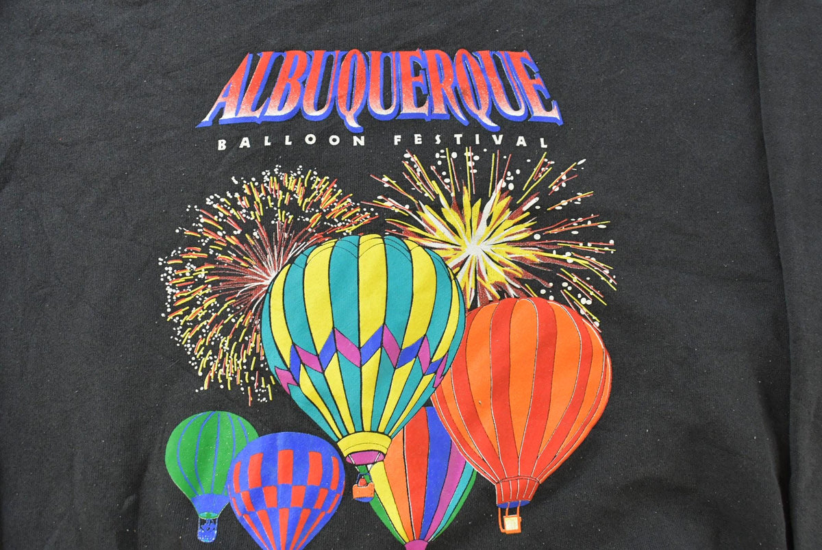 Vintage 1990s Albuquerque Hot Air Ballon Graphic Crewneck Sweatshirt Men's XL from propervintagecanada