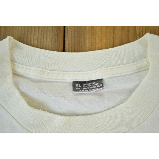 Vintage 1990s Alcatraz Psycho Ward Souvenir Single Stitch Graphic Print T-Shirt Men's XL from propervintagecanada