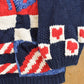 Vintage 1990s Alexandra Bartlett Grandma All Over Print Knit Cardigan Sweater Women's M from propervintagecanada