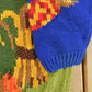 Vintage 1990s Alexandra Bartlett Thanksgiving Autumn AOP Heavy Knit Cardigan Sweater Women's L from propervintagecanada