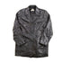 Vintage 1990s Alfani Full Length Black Leather Trench Coat Men&