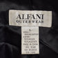 Vintage 1990s Alfani Full Length Black Leather Trench Coat Men's Large from propervintagecanada
