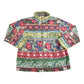Vintage 1990s Alfred Dunner Abstract Floral Pattern Graphic Fleece Zip Up Sweater Men's Medium from propervintagecanada