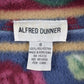 Vintage 1990s Alfred Dunner Abstract Pattern Graphic Fleece Zip Up Sweater Men's Small from propervintagecanada