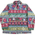 Vintage 1990s Alfred Dunner Abstract Pattern Graphic Fleece Zip Up Sweater Men&