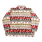 Vintage 1990s Alfred Dunner Abstract Pattern Graphic Fleece Zip Up Sweater Men's XL from propervintagecanada