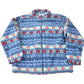 Vintage 1990s Alfred Dunner All Over Print Zip Up Fleece Sweater Size Woman's PS from propervintagecanada