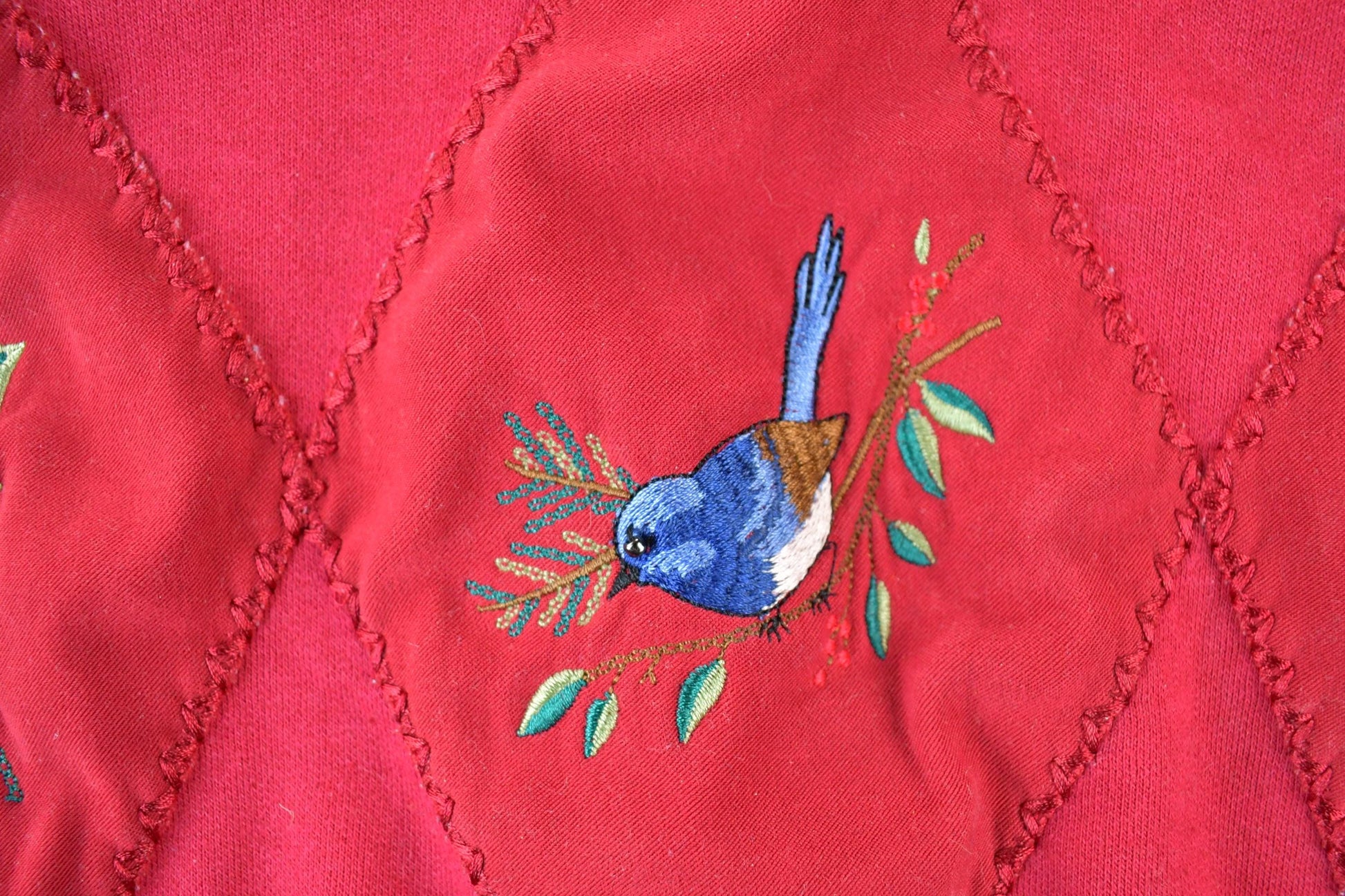 Vintage 1990s Alfred Dunner Bird And Flowers Outdoorsman Crewneck Sweatshirt Men's Medium from propervintagecanada