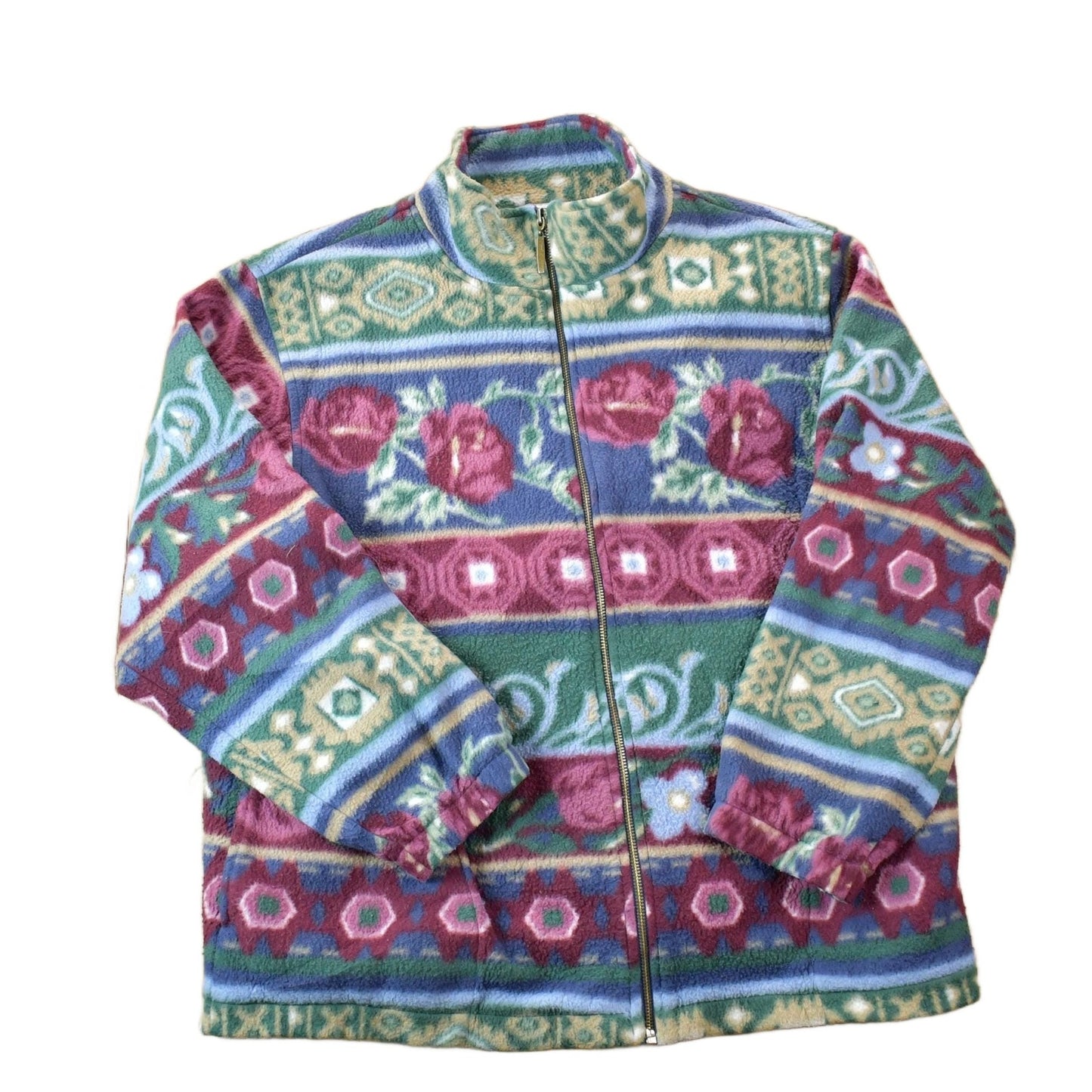 Vintage 1990s Alfred Dunner Fleece Sweater Men's Large from propervintagecanada