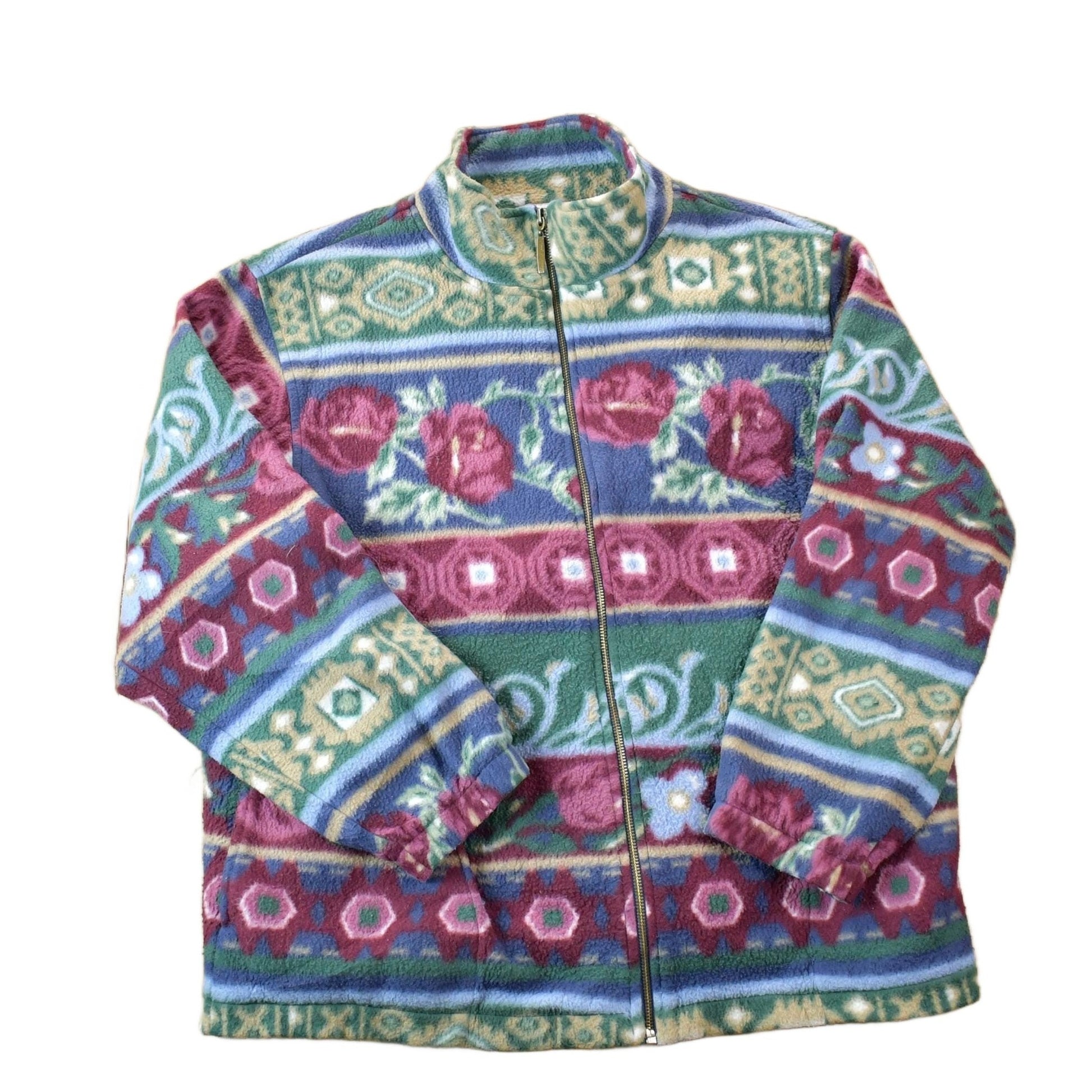 Vintage 1990s Alfred Dunner Fleece Sweater Men's Large from propervintagecanada