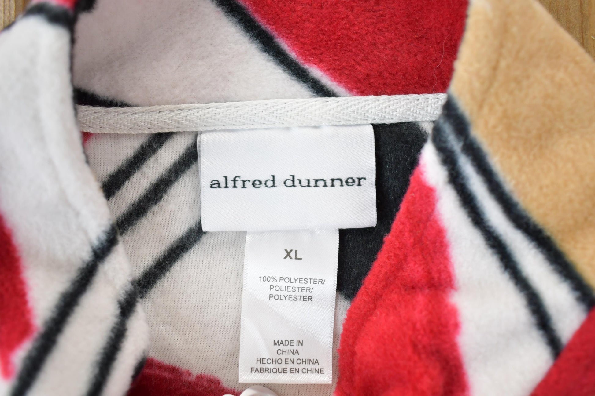 Vintage 1990s Alfred Dunner Fleece Sweater Men's XL from propervintagecanada