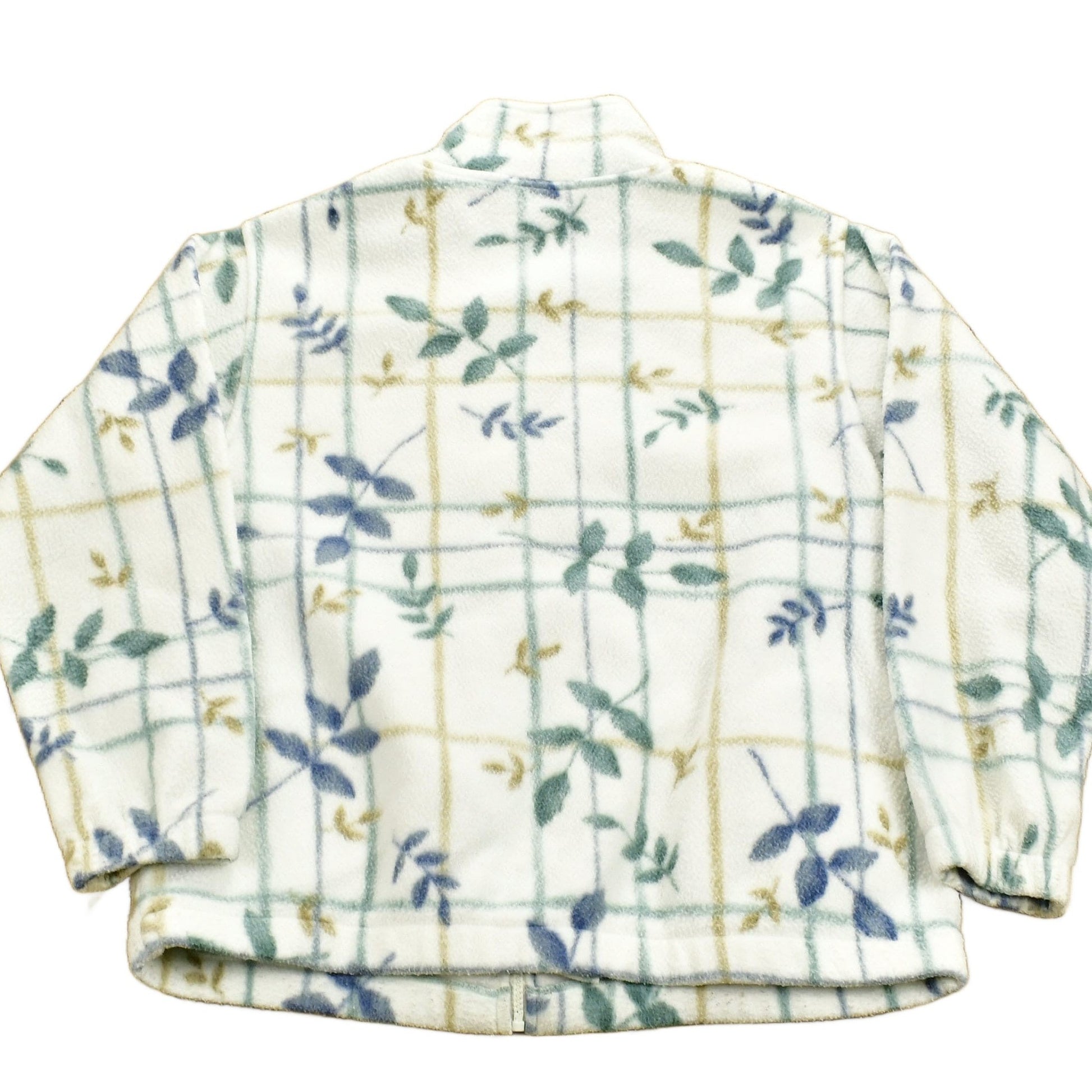 Vintage 1990s Alfred Dunner Flower Graphic Fleece Sweater Men's Medium from propervintagecanada