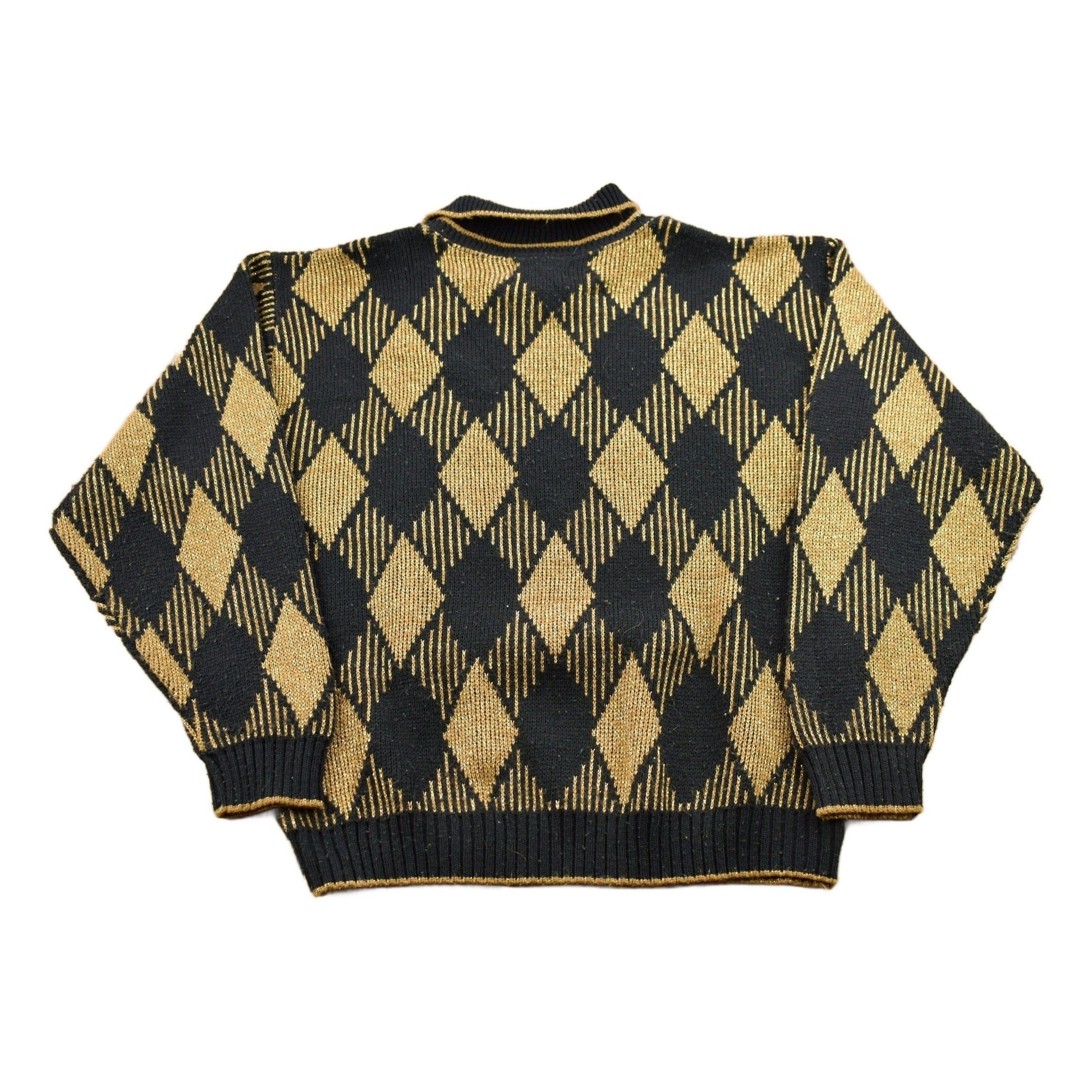 Vintage 1990s Alfred Dunner Knit Collared Sweater Women's M from propervintagecanada