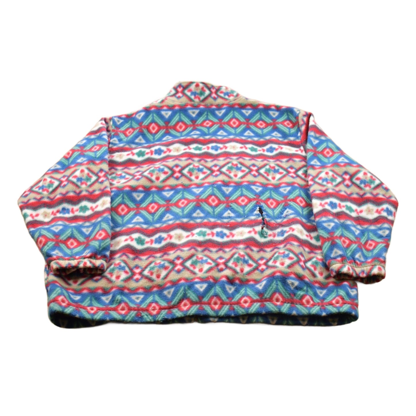Vintage 1990s Alfred Dunner Patterned Fleece Sweater Men's 2XL from propervintagecanada