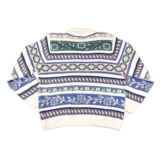 Vintage 1990s Alfred Dunner Petite Knit Collared Sweater Women's L from propervintagecanada