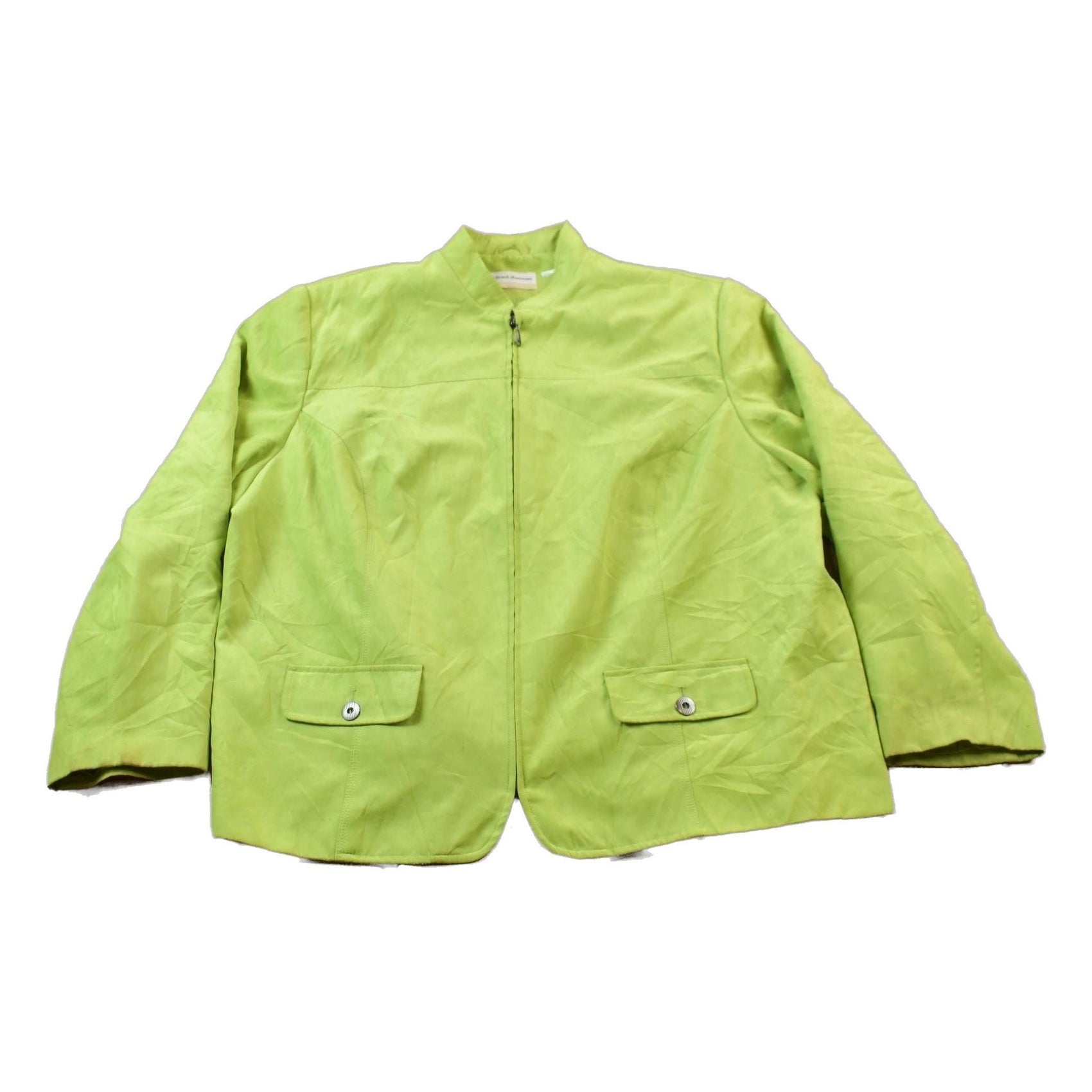 Vintage 1990s Alfred Dunner Suede Jacket Women's XL from propervintagecanada