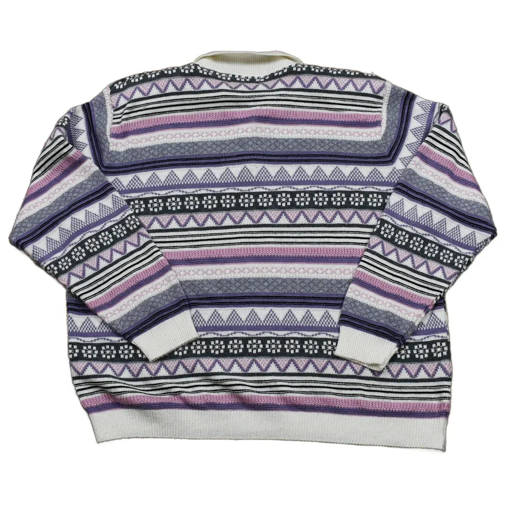 Vintage 1990s Alfred Dunner Womans Collared Knit Sweater Women's 2XL from propervintagecanada
