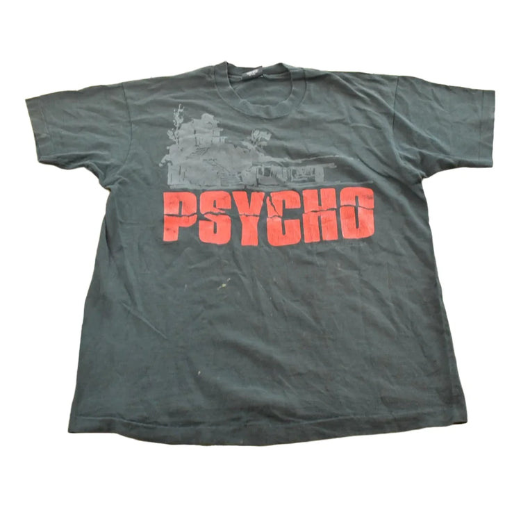 Vintage 1990s Alfred Hitchcock Psycho Movie Graphic T Shirt Mens L from propervintagecanada
