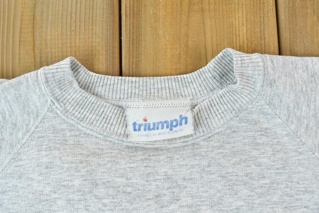 Vintage 1990s Algonquin Canoe Store Souvenir Loon Crewneck Sweatshirt Men's Large from propervintagecanada