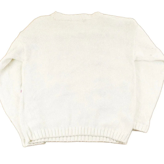 Vintage 1990s Alibi Knit Floral Sweater Women's Medium from propervintagecanada