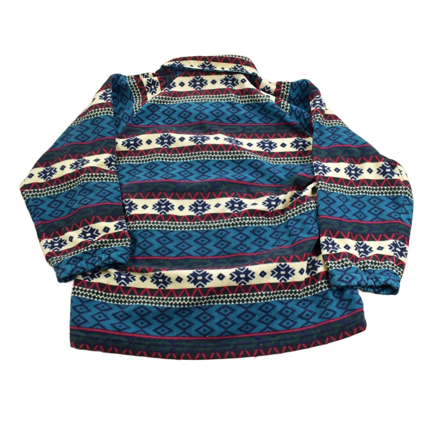 Vintage 1990s All Over Aztec Pattern Fleece Sweater Men's XL from propervintagecanada