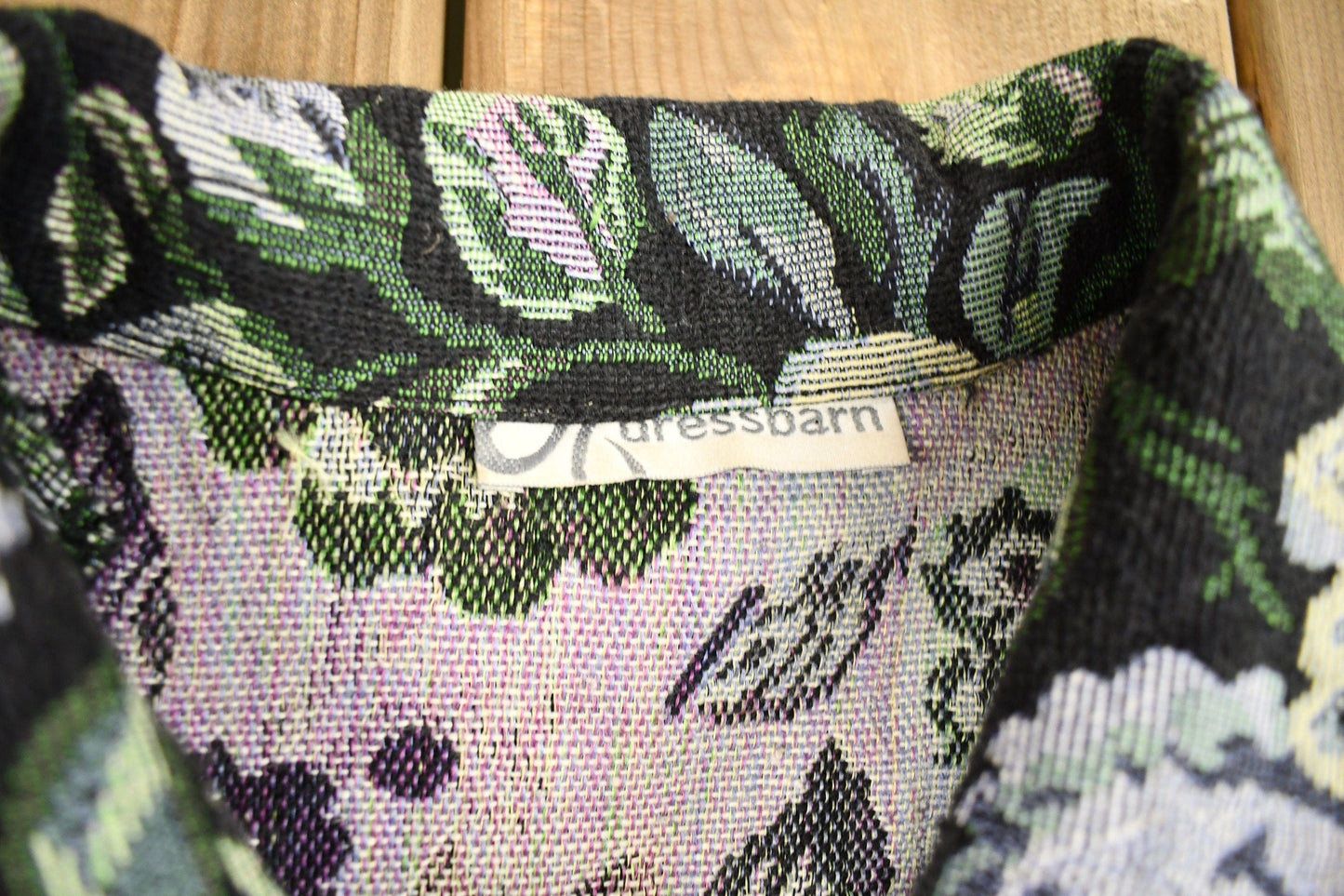 Vintage 1990s All Over Paisley Patchwork Zip Up Jacket Women's M from propervintagecanada