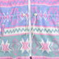Vintage 1990s All Over Pattern Hooded Fleece Sweater Women's L from propervintagecanada