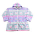 Vintage 1990s All Over Pattern Hooded Fleece Sweater Women&