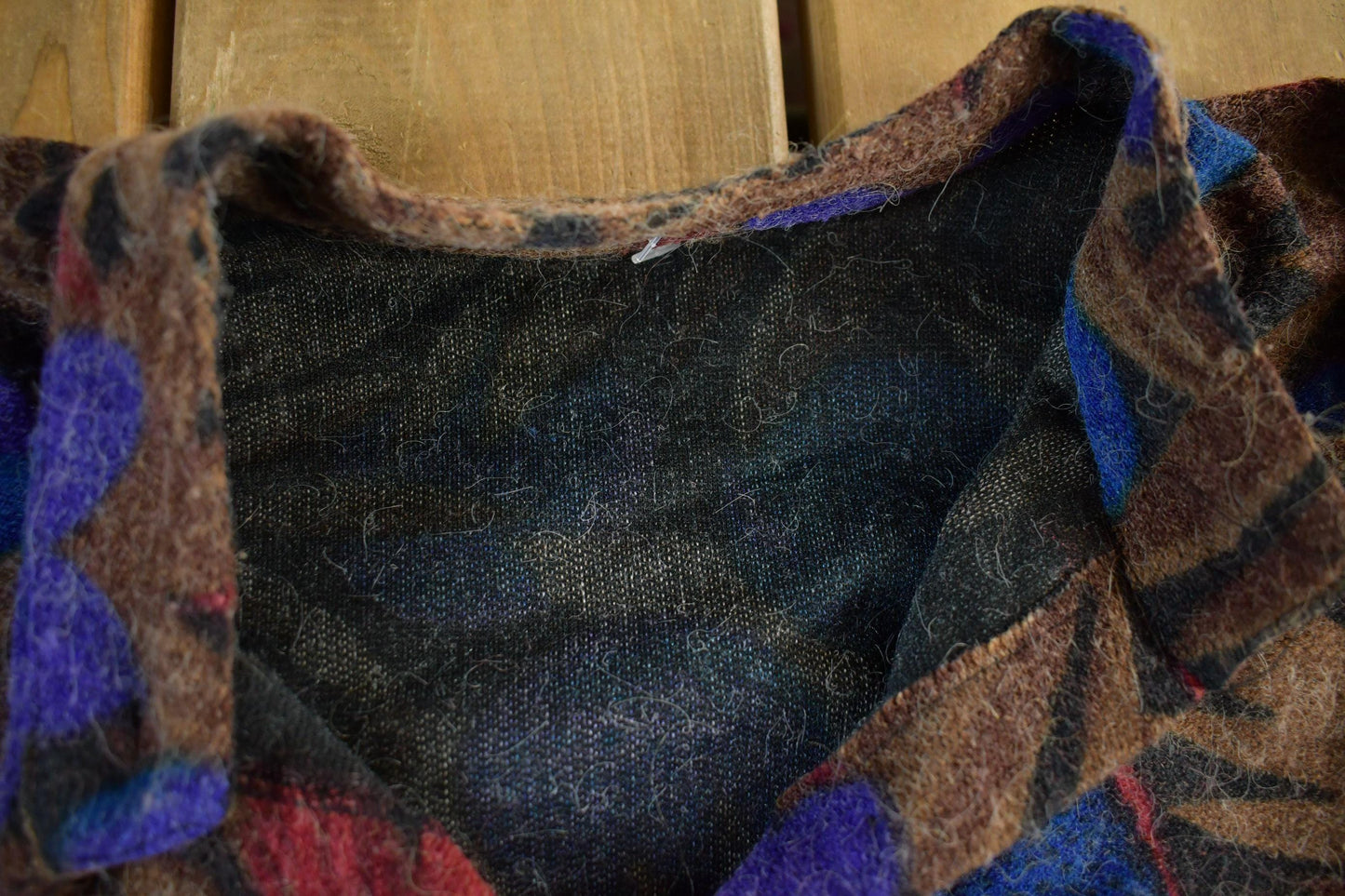 Vintage 1990s All Over Pattern Mohair Knit Sweater Women's Medium from propervintagecanada