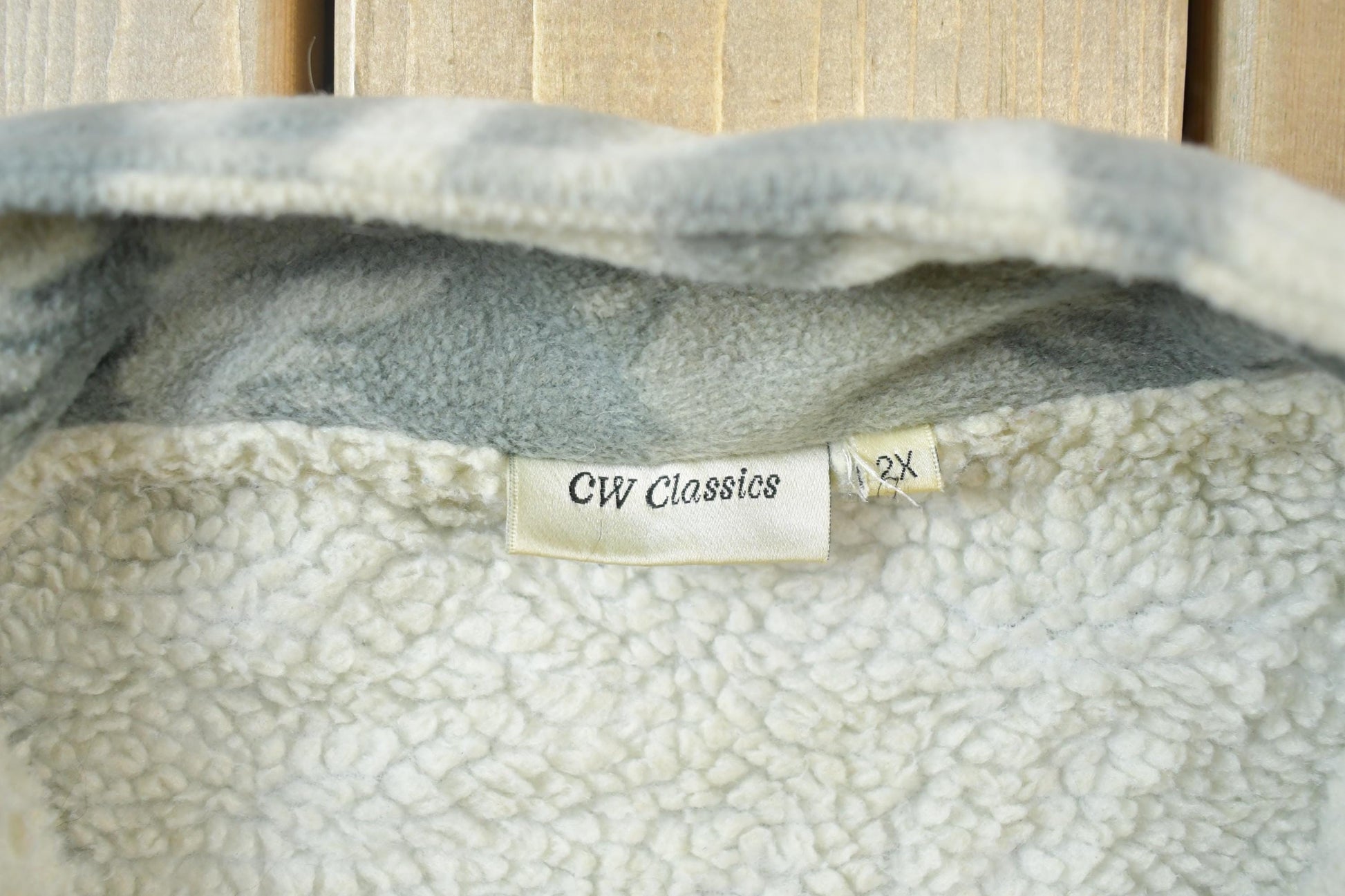 Vintage 1990s All Over Print Big Buck Deer Fleece Sweater Men's 2XL from propervintagecanada