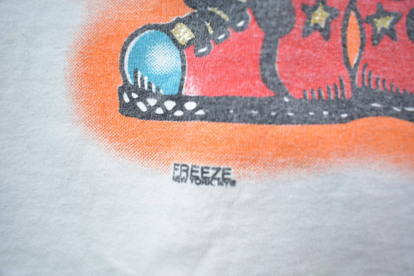 Vintage 1990s All Over Print Cute Bear Trick Or Treat Halloween T-Shirt Men's Medium from propervintagecanada