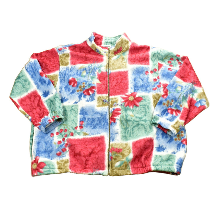 Vintage 1990s All Over Print Fleece Sweatshirt Men's 2XL from propervintagecanada