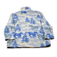 Vintage 1990s All Over Print Horse Fleece Quarter Zip Sweater Men's 2XL from propervintagecanada