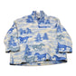 Vintage 1990s All Over Print Horse Fleece Quarter Zip Sweater Men's 2XL from propervintagecanada