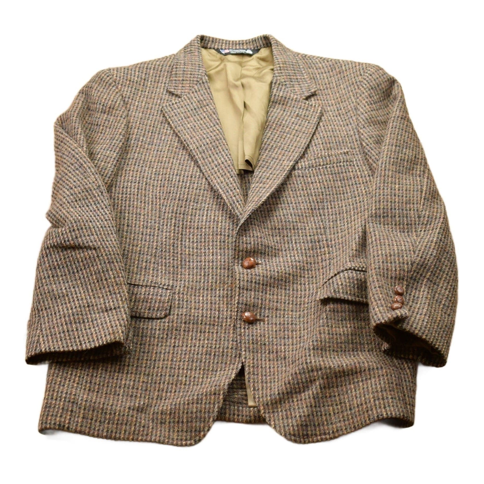 Vintage 1990s All Pure Wool 100% Wool Blazer Jacket Men's Medium from propervintagecanada