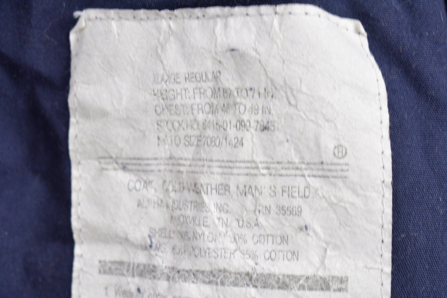 Vintage 1990s Alpha Industries Military Jacket Men's Large from propervintagecanada