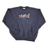 Vintage 1990s Alsace France Embroidered Cartoon Crewneck Sweatshirt Mens XL / Made In USA / 90&