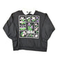 Vintage 1990s Alyssa Anne Floral Graphic Print Collared Sweatshirt Women's L from propervintagecanada
