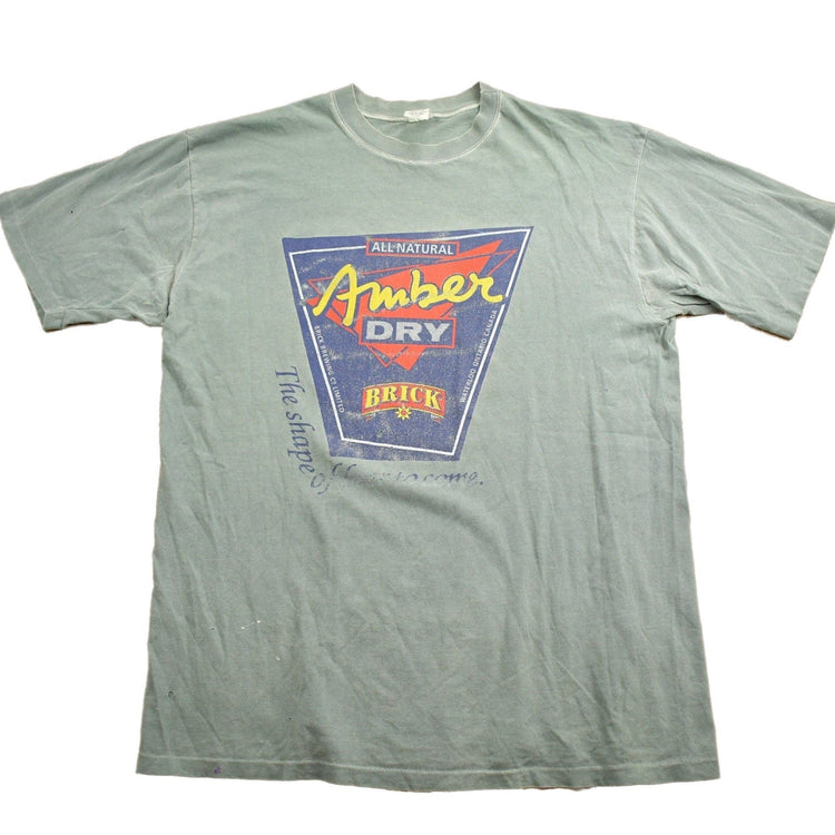 Vintage 1990s Amber Dry Brick Souvenir T Shirt Men's XL from propervintagecanada