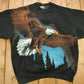 Vintage 1990s American Bald Eagle All Over Print Crewneck Sweatshirt Men's XL from propervintagecanada