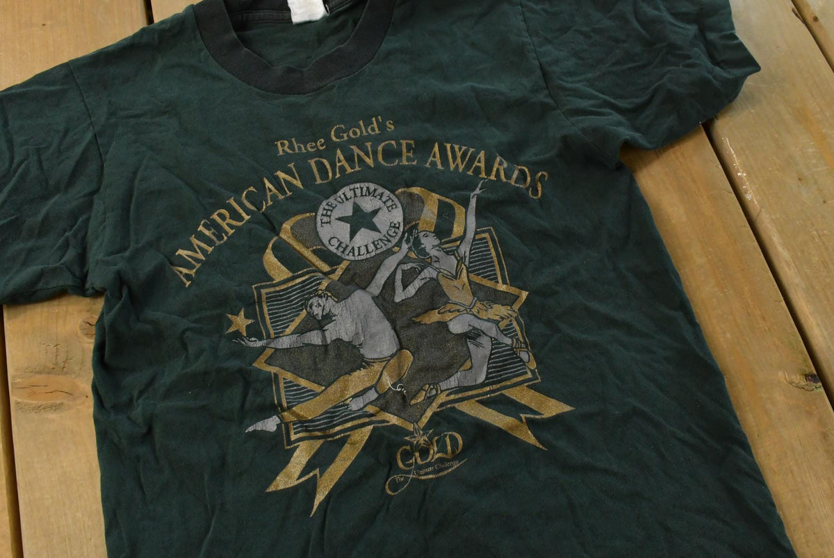 Vintage 1990s American Dance Awards Graphic T Shirt Men's XS from propervintagecanada
