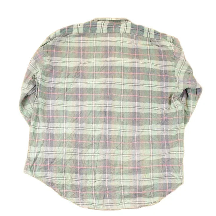 Vintage 1990s American Eagle Plaid Button Up Shirt Men's XL from propervintagecanada
