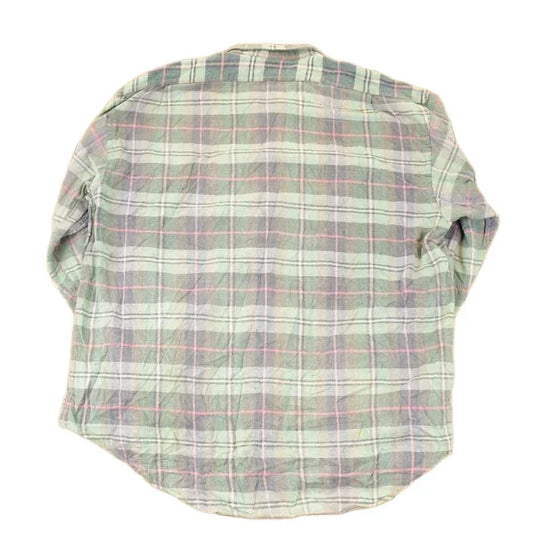 Vintage 1990s American Eagle Plaid Button Up Shirt Men's XL from propervintagecanada