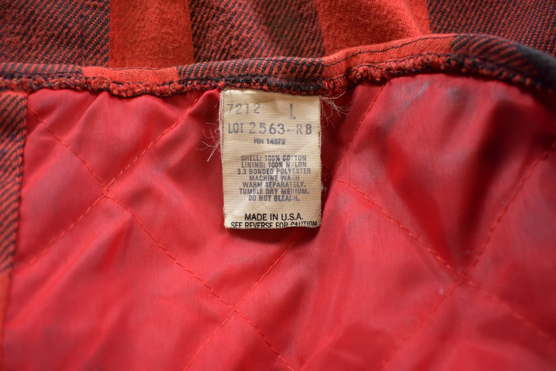 Vintage 1990s American Eagle Plaid Insulated Outdoors Jacket Men's Large from propervintagecanada