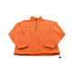 Vintage 1990s American Eagle Quarter Zip Orange Deep Pile Fleece Sweater Mens L from propervintagecanada