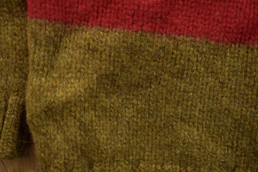 Vintage 1990s American Eagle Striped Knitted Sweater Men's L from propervintagecanada