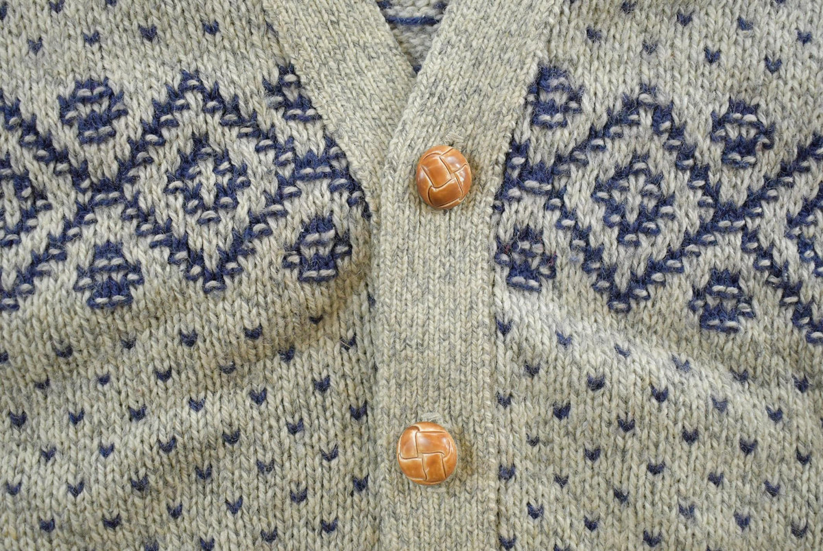 Vintage 1990s American Eagle Wool Knit Cardigan Men's XL from propervintagecanada